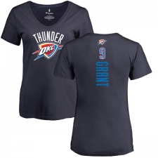 NBA Women's Nike Oklahoma City Thunder #9 Jerami Grant Navy Blue Backer T-Shirt