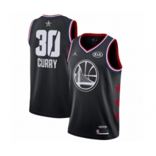 Men's Jordan Golden State Warriors #30 Stephen Curry Swingman Black 2019 All-Star Game Basketball Jersey