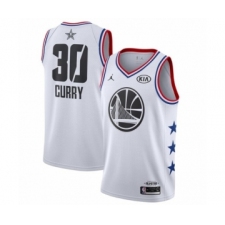 Women's Jordan Golden State Warriors #30 Stephen Curry Swingman White 2019 All-Star Game Basketball Jersey