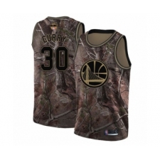 Youth Golden State Warriors #30 Stephen Curry Swingman Camo Realtree Collection Basketball 2019 Basketball Finals Bound Jersey
