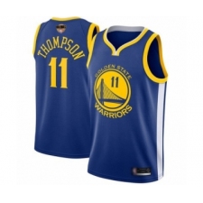 Youth Golden State Warriors #11 Klay Thompson Swingman Royal Blue 2019 Basketball Finals Bound Basketball Jersey - Icon Edition