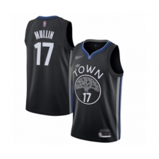 Men's Golden State Warriors #17 Chris Mullin Swingman Black Basketball Jersey - 2019 20 City Edition