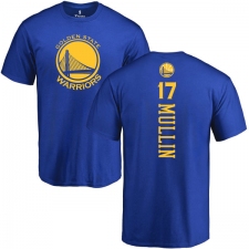 NBA Nike Golden State Warriors #17 Chris Mullin Royal Blue Backer T-Shirt
