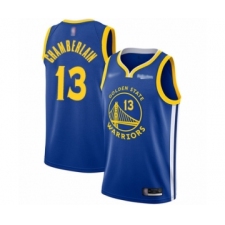 Youth Golden State Warriors #13 Wilt Chamberlain Swingman Royal Finished Basketball Jersey - Icon Edition