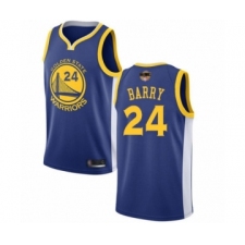 Youth Golden State Warriors #24 Rick Barry Swingman Royal Blue 2019 Basketball Finals Bound Basketball Jersey - Icon Edition
