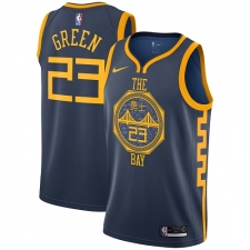 Women's Nike Golden State Warriors #23 Draymond Green Swingman Navy Blue NBA Jersey - City Edition