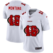 Men's San Francisco 49ers #16 Joe Montana White Nike White Shadow Edition Limited Jersey