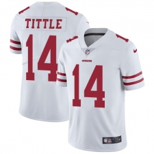 Youth Nike San Francisco 49ers #14 Y.A. Tittle Elite White NFL Jersey