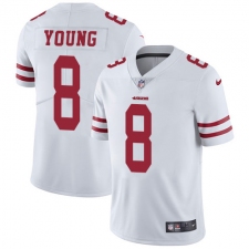 Youth Nike San Francisco 49ers #8 Steve Young Elite White NFL Jersey