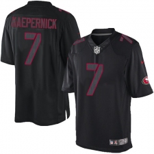 Youth Nike San Francisco 49ers #7 Colin Kaepernick Limited Black Impact NFL Jersey