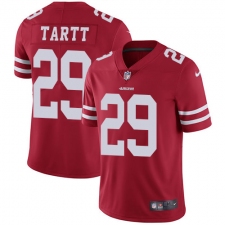 Youth Nike San Francisco 49ers #29 Jaquiski Tartt Elite Red Team Color NFL Jersey