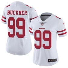 Women's Nike San Francisco 49ers #99 DeForest Buckner Elite White NFL Jersey