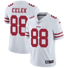 Youth Nike San Francisco 49ers #88 Garrett Celek White Vapor Untouchable Limited Player NFL Jersey