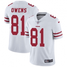 Youth Nike San Francisco 49ers #81 Terrell Owens White Vapor Untouchable Limited Player NFL Jersey