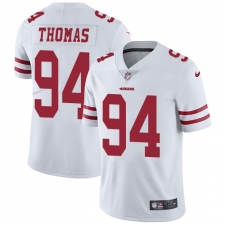 Youth Nike San Francisco 49ers #94 Solomon Thomas White Vapor Untouchable Limited Player NFL Jersey