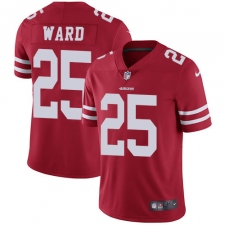 Men's Nike San Francisco 49ers #25 Jimmie Ward Red Team Color Vapor Untouchable Limited Player NFL Jersey