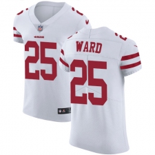 Men's Nike San Francisco 49ers #25 Jimmie Ward White Vapor Untouchable Elite Player NFL Jersey