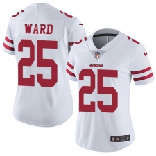 Women's Nike San Francisco 49ers #25 Jimmie Ward Elite White NFL Jersey
