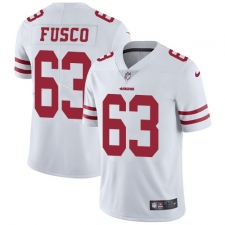 Youth Nike San Francisco 49ers #63 Brandon Fusco Elite White NFL Jersey
