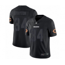 Men's Nike Chicago Bears #34 Walter Payton Limited Black Rush Impact NFL Jersey