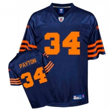 Reebok Chicago Bears #34 Walter Payton Blue 1940s Replica Throwback NFL Jersey