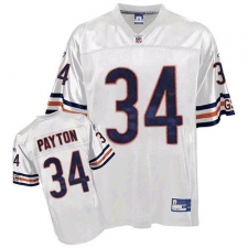 Reebok Chicago Bears #34 Walter Payton White Premier EQT Throwback NFL Jersey
