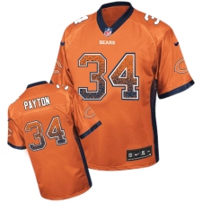 Youth Nike Chicago Bears #34 Walter Payton Elite Orange Drift Fashion NFL Jersey