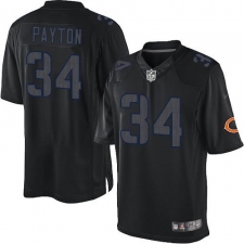 Youth Nike Chicago Bears #34 Walter Payton Limited Black Impact NFL Jersey