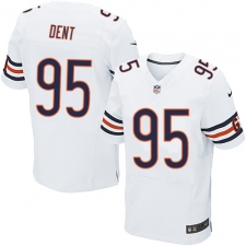 Men's Nike Chicago Bears #95 Richard Dent Elite White NFL Jersey