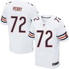 Men's Nike Chicago Bears #72 William Perry Elite White NFL Jersey