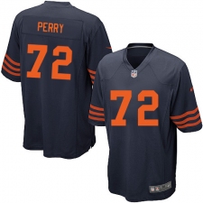 Men's Nike Chicago Bears #72 William Perry Game Navy Blue Alternate NFL Jersey