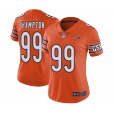 Women's Chicago Bears #99 Dan Hampton Orange Alternate 100th Season Limited Football Jersey