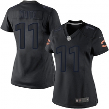Women's Nike Chicago Bears #11 Kevin White Limited Black Impact NFL Jersey
