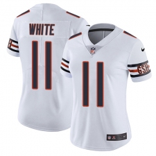 Women's Nike Chicago Bears #11 Kevin White White Vapor Untouchable Limited Player NFL Jersey