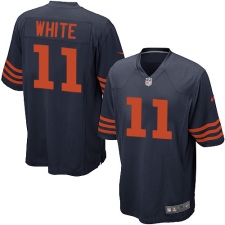 Youth Nike Chicago Bears #11 Kevin White Game Navy Blue Alternate NFL Jersey