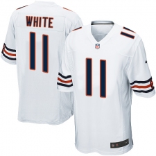 Youth Nike Chicago Bears #11 Kevin White Game White NFL Jersey