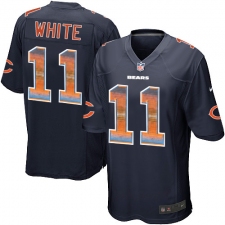 Youth Nike Chicago Bears #11 Kevin White Limited Navy Blue Strobe NFL Jersey