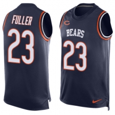 Men's Nike Chicago Bears #23 Kyle Fuller Limited Navy Blue Player Name & Number Tank Top NFL Jersey