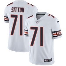 Youth Nike Chicago Bears #71 Josh Sitton White Vapor Untouchable Limited Player NFL Jersey