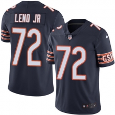 Youth Nike Chicago Bears #72 Charles Leno Elite Navy Blue Team Color NFL Jersey