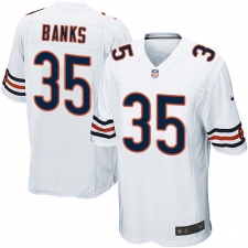 Men's Nike Chicago Bears #35 Johnthan Banks Game White NFL Jersey