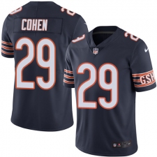Youth Nike Chicago Bears #29 Tarik Cohen Elite Navy Blue Team Color NFL Jersey