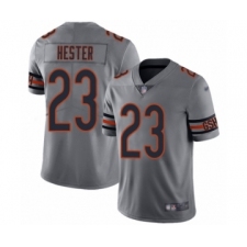 Men's Chicago Bears #23 Devin Hester Limited Silver Inverted Legend Football Jersey
