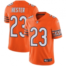 Youth Nike Chicago Bears #23 Devin Hester Limited Orange Rush Vapor Untouchable NFL Jersey