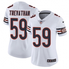 Women's Nike Chicago Bears #59 Danny Trevathan Elite White NFL Jersey