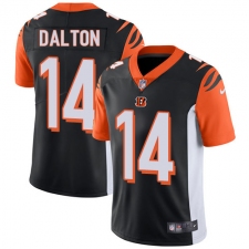 Men's Nike Cincinnati Bengals #14 Andy Dalton Vapor Untouchable Limited Black Team Color NFL Jersey