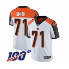 Youth Cincinnati Bengals #71 Andre Smith White Vapor Untouchable Limited Player 100th Season Football Jersey