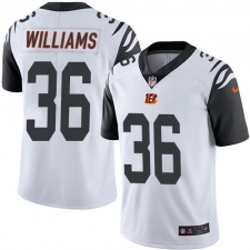 Youth Nike Cincinnati Bengals #36 Shawn Williams Limited White Rush Vapor Untouchable NFL Jersey