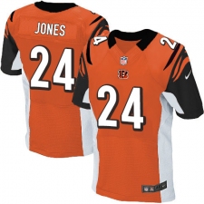 Men's Nike Cincinnati Bengals #24 Adam Jones Elite Orange Alternate NFL Jersey