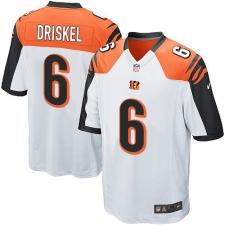 Men's Nike Cincinnati Bengals #6 Jeff Driskel Game White NFL Jersey